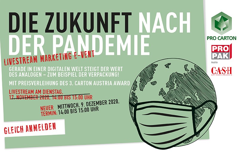 Verschiebung ProCarton Marketing Event